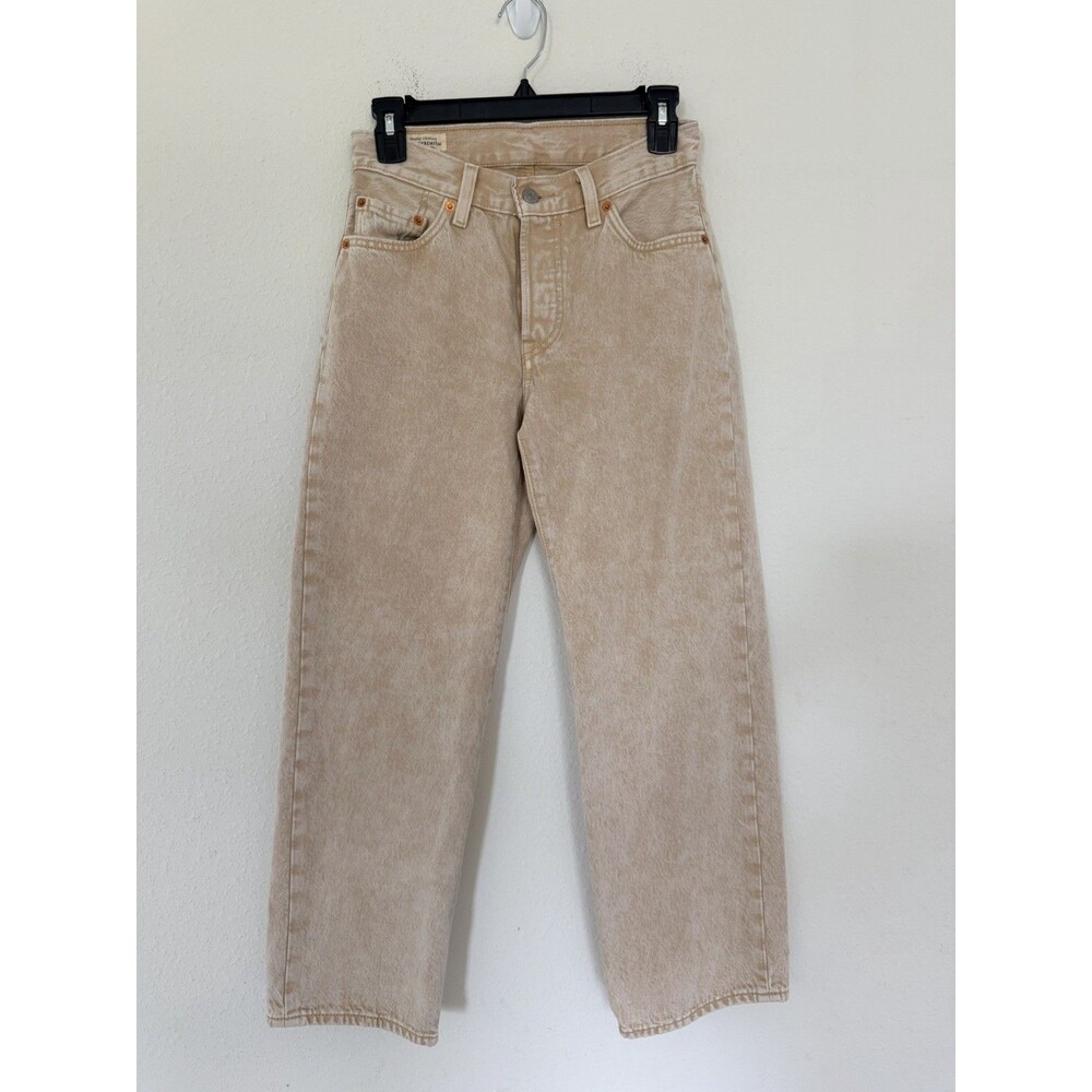Levis 501 90’s Jeans Womens 24x27 Brown Denim Acid Wash Grunge Streetwear City